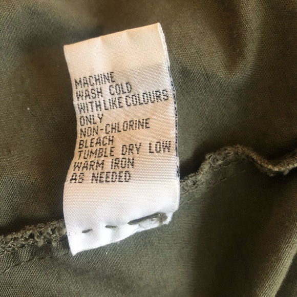 Fashion Army Green Army Jacket 100% Cotton - Picture 10 of 13